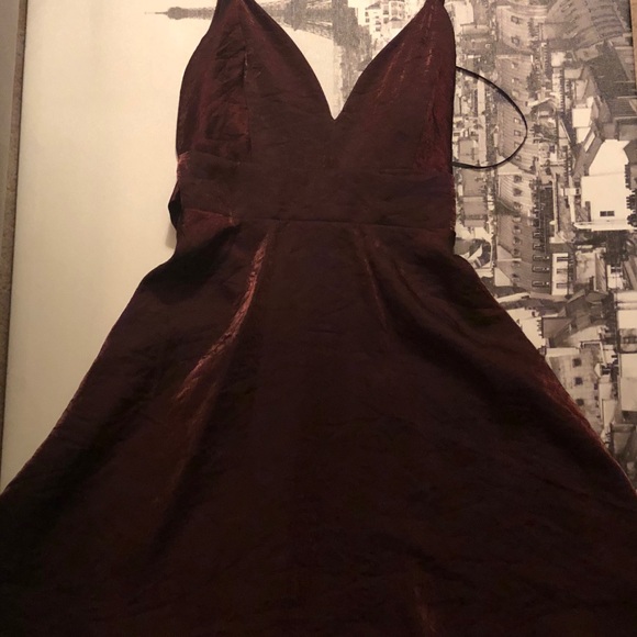 Ruby red cocktail dress. - Picture 2 of 2